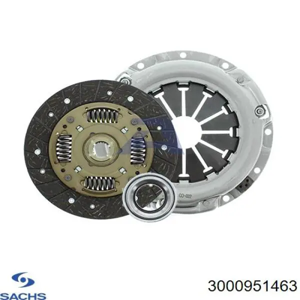 3000 951 463 Sachs kit de embrague (3 partes)