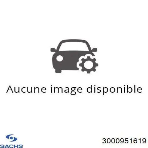 3000 951 619 Sachs kit de embrague (3 partes)