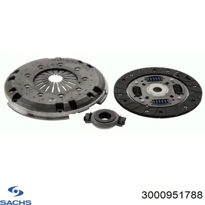 3000951788 Sachs kit de embrague (3 partes)