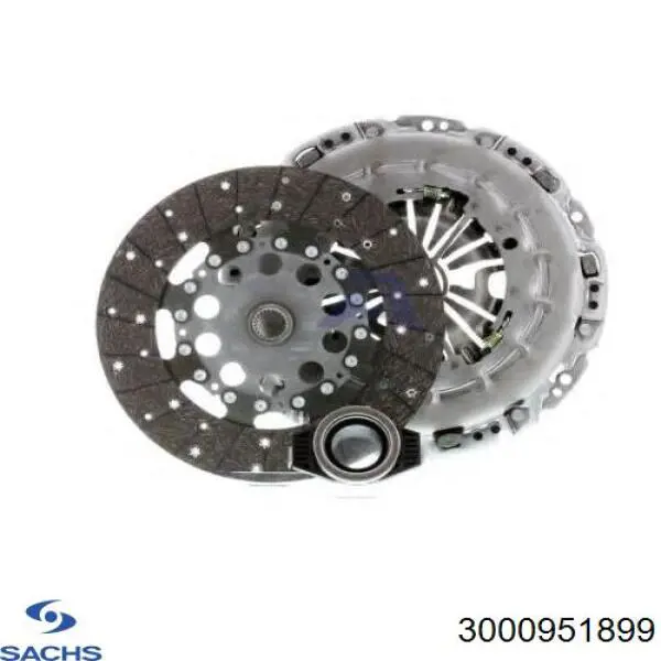 3000 951 899 Sachs kit de embrague (3 partes)