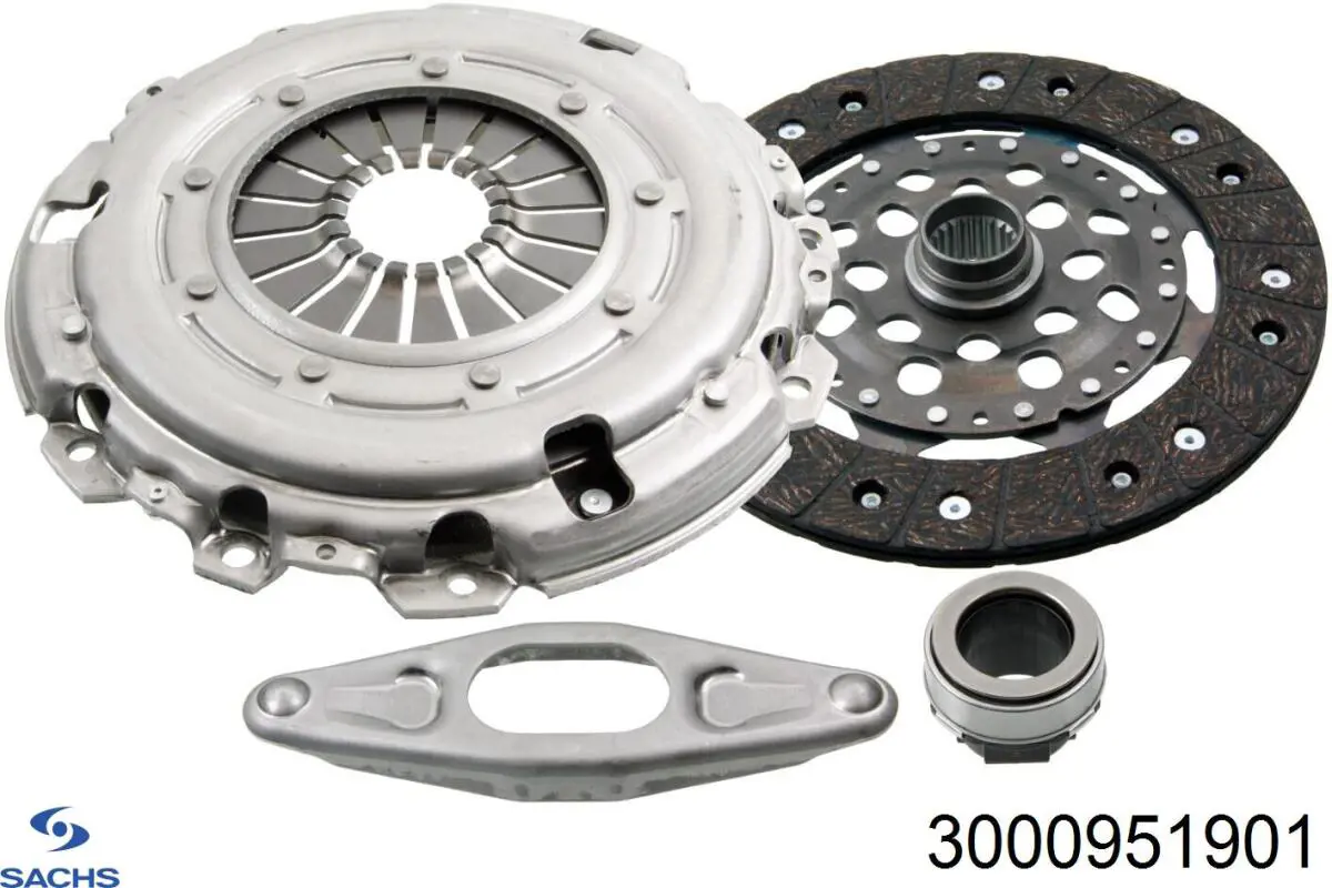 3000951901 Sachs kit de embrague (3 partes)