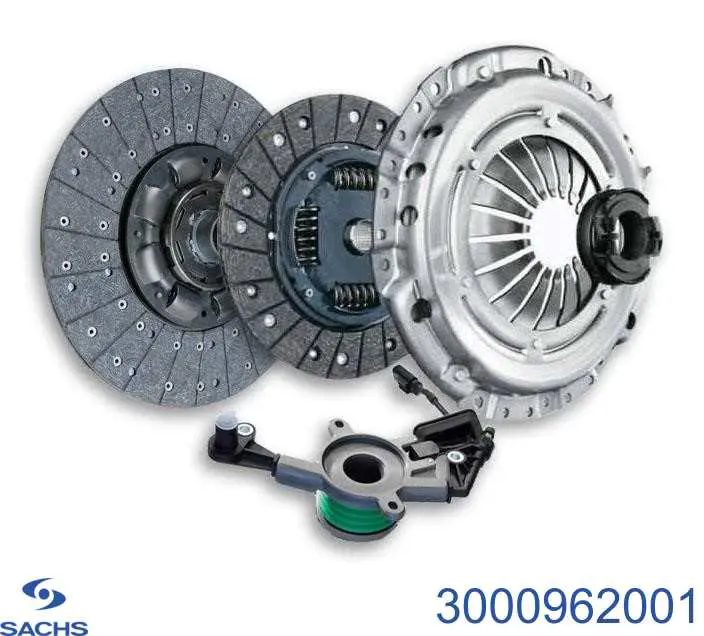 3000962001 Sachs kit de embrague (3 partes)