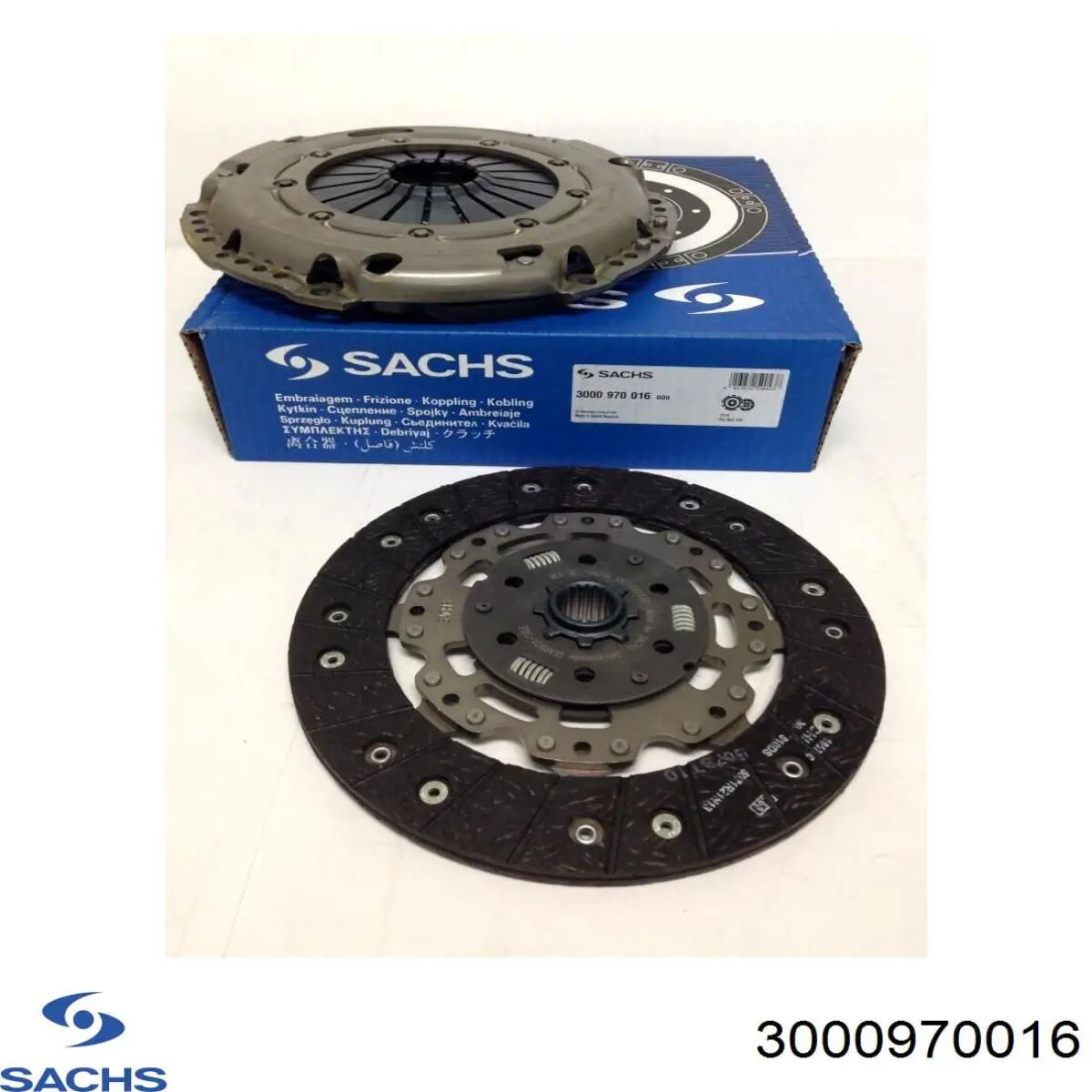 3000 970 016 Sachs kit de embrague (3 partes)