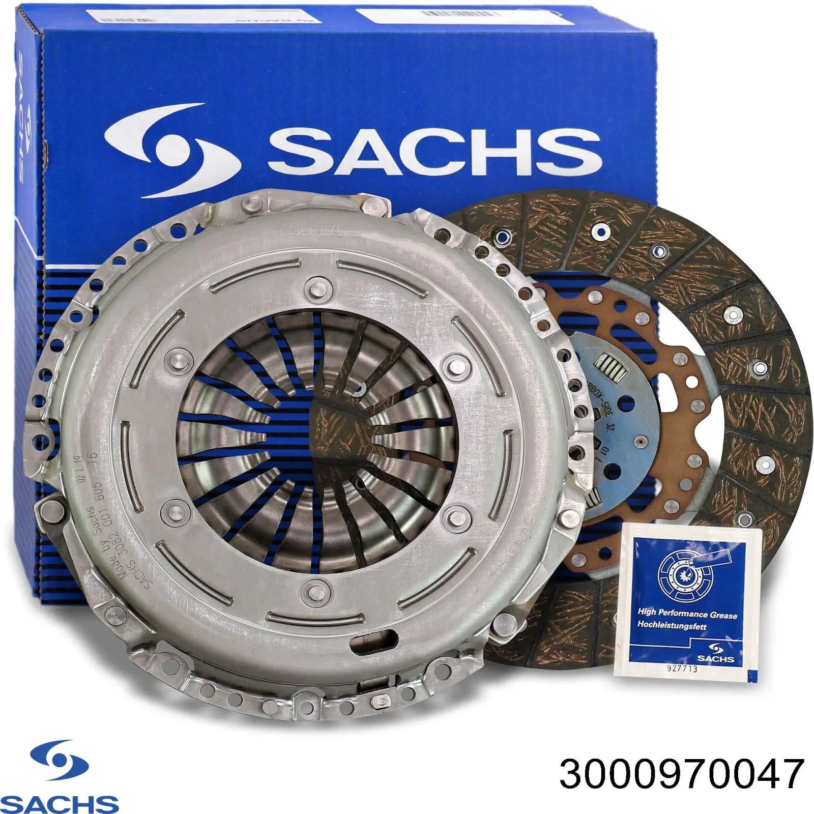 3000 970 047 Sachs kit de embrague (3 partes)