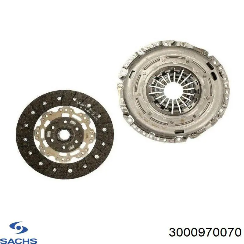 3000 970 070 Sachs kit de embrague (3 partes)