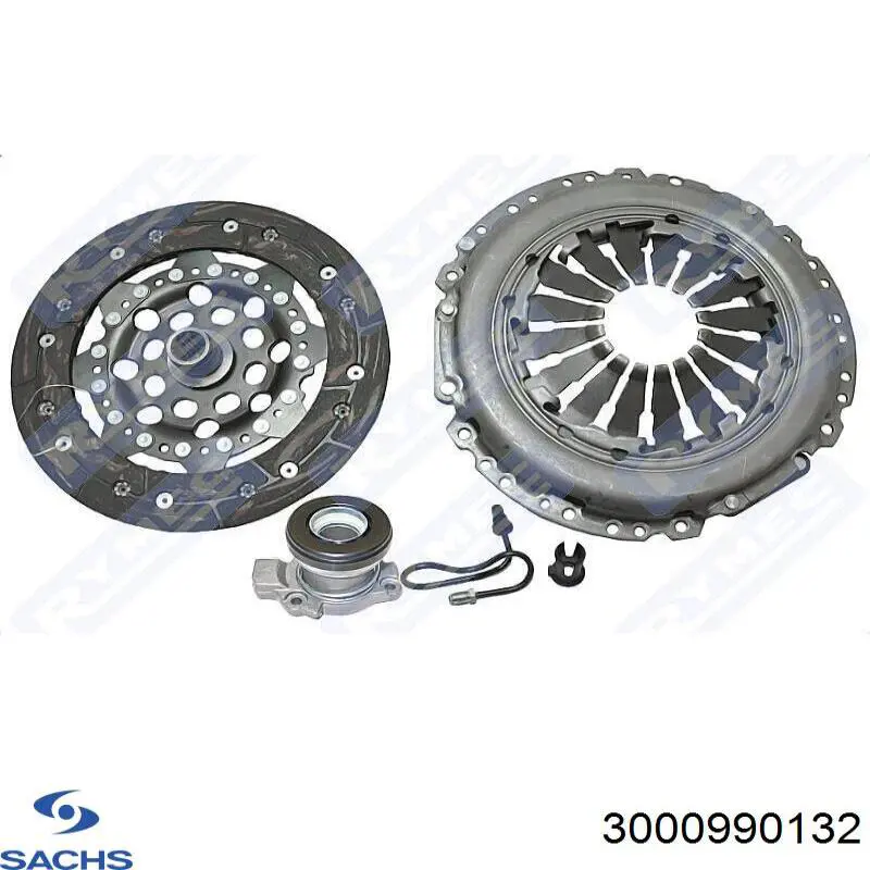 3000 990 132 Sachs kit de embrague (3 partes)