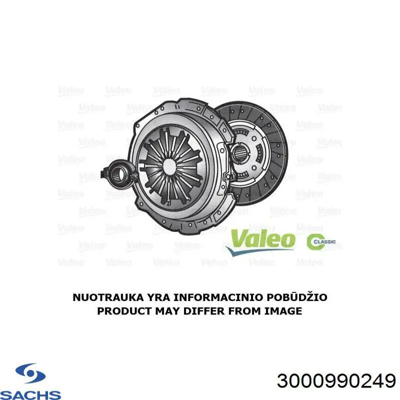 3000990249 Sachs Embrague motor