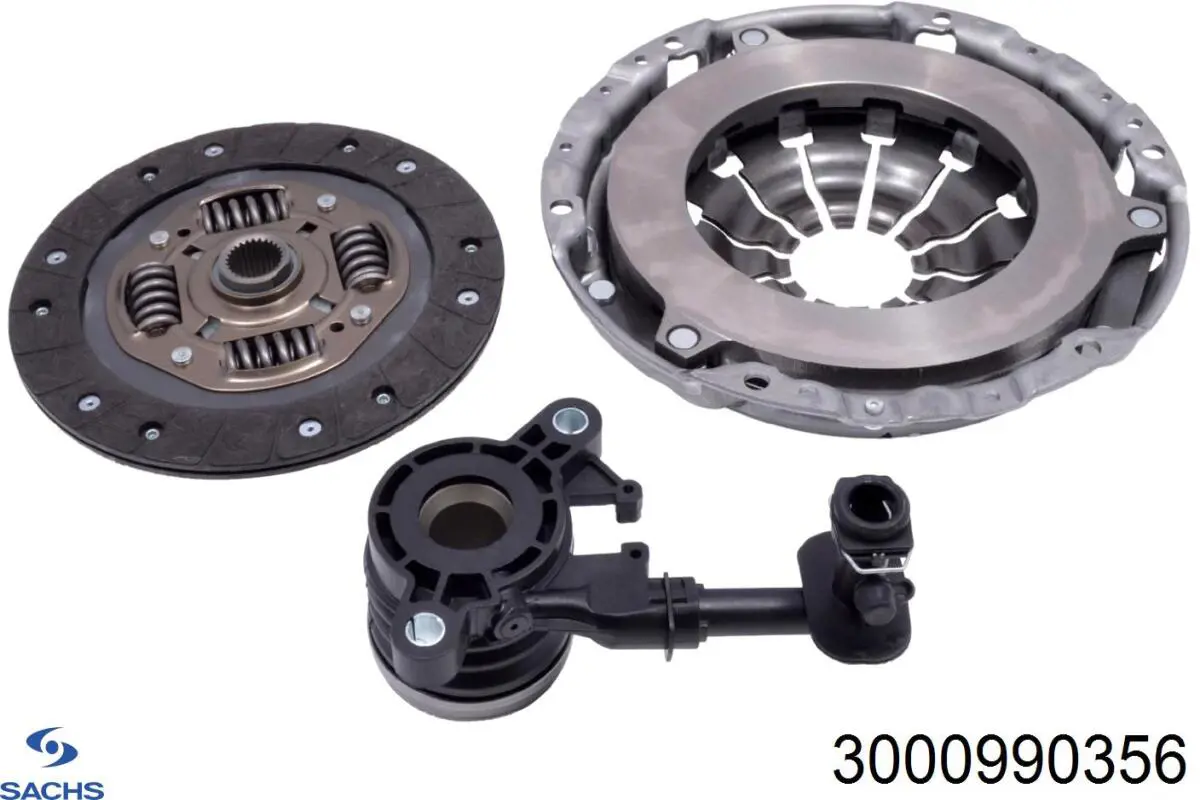 3000 990 356 Sachs kit de embrague (3 partes)