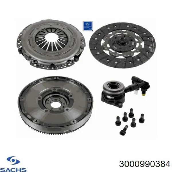 3000990384 Sachs kit de embrague (3 partes)