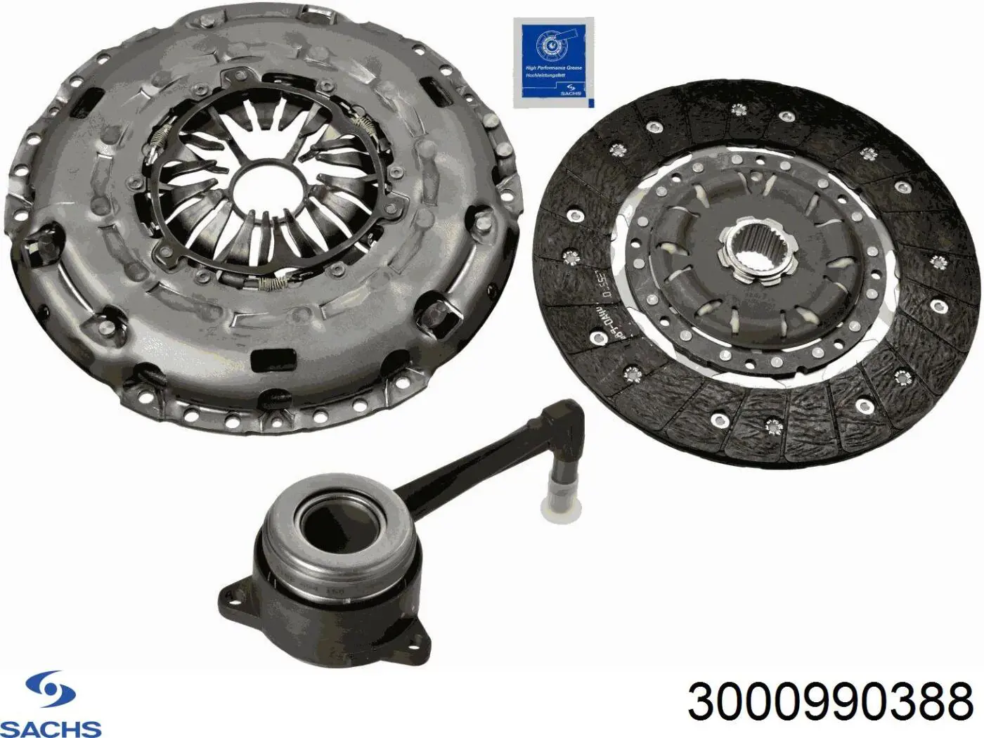 3000990388 Sachs Embrague motor
