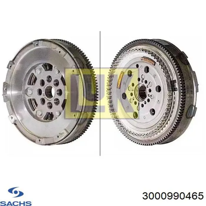 3000 990 465 Sachs kit de embrague (3 partes)