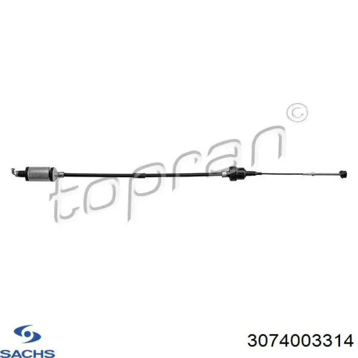 Cable de embrague 403009 Beca Cables