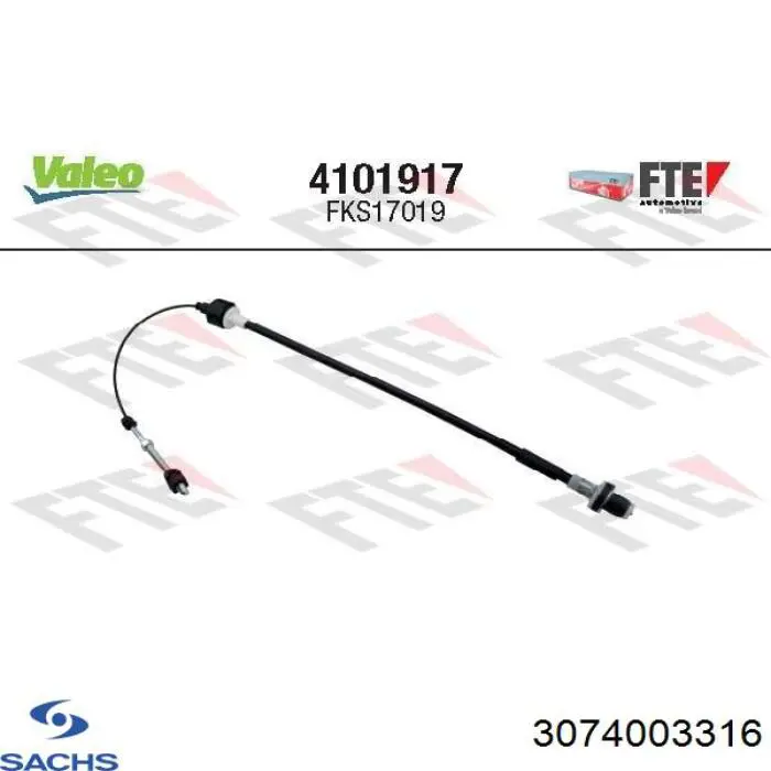 Cable embrague Beca Cables 401010