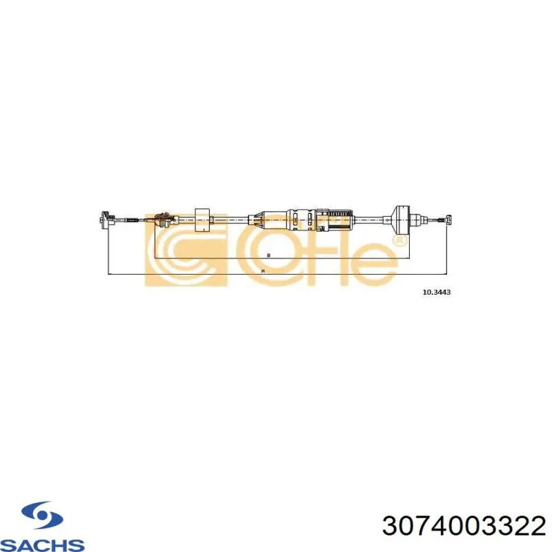 Comprar 801019 Beca Cables Cable de embrague