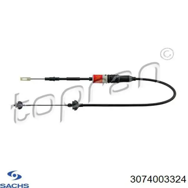 3074003324 Sachs Cable de accionamiento del embrague