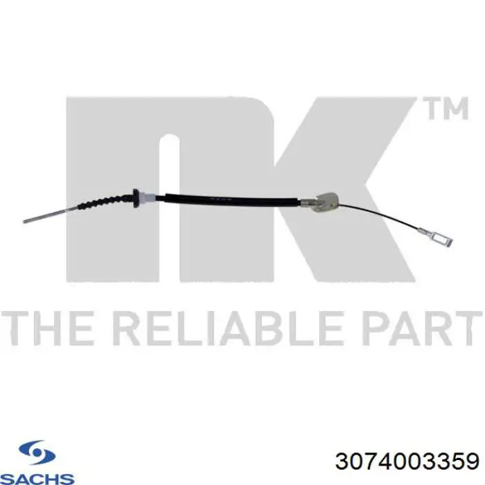 Cable de embrague 207003 Beca Cables