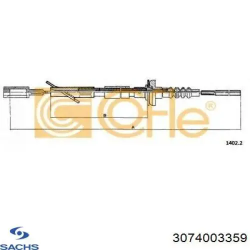Cable embrague Beca Cables 207003