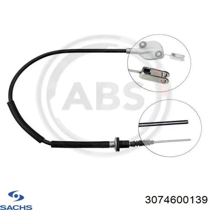Cable de embrague Sachs 3074600139 precio, desde 25,52 EUR
