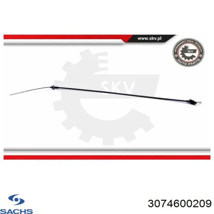 Cable de embrague Sachs 3074600209 precio, desde 15,33 EUR
