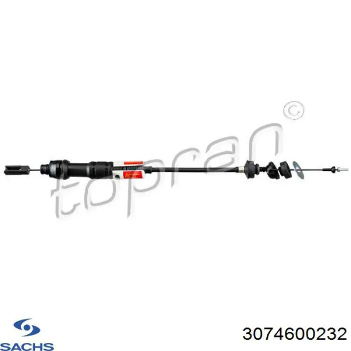 3074 600 232 Sachs cable de embrague