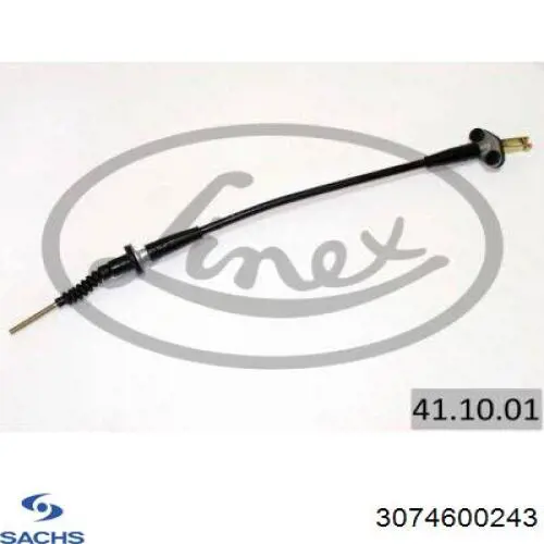 3074600243 Sachs Cable de accionamiento del embrague