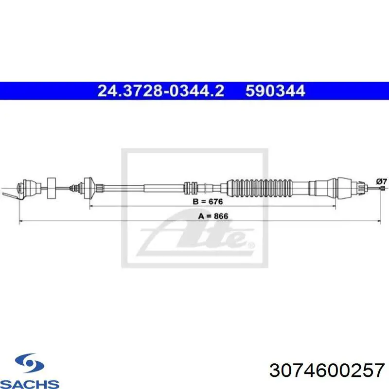 Comprar 911887 SPJ Cable de embrague