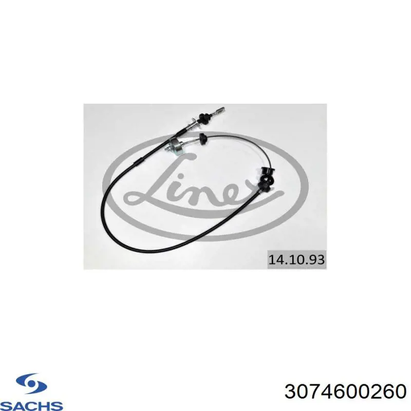 Comprar 3074600260 Sachs Cable de embrague