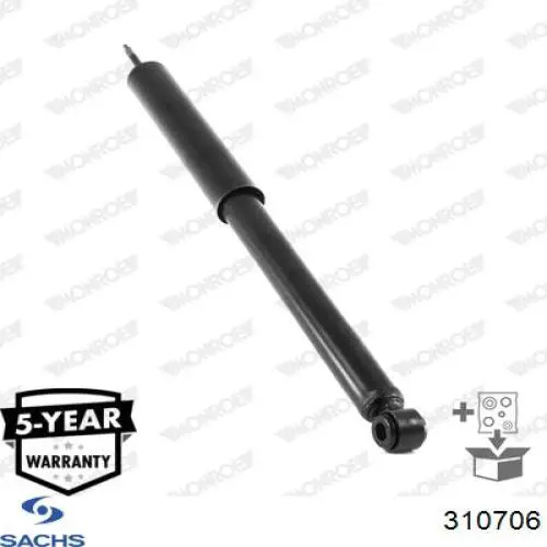 Comprar 310706 Sachs Amortiguador trasero