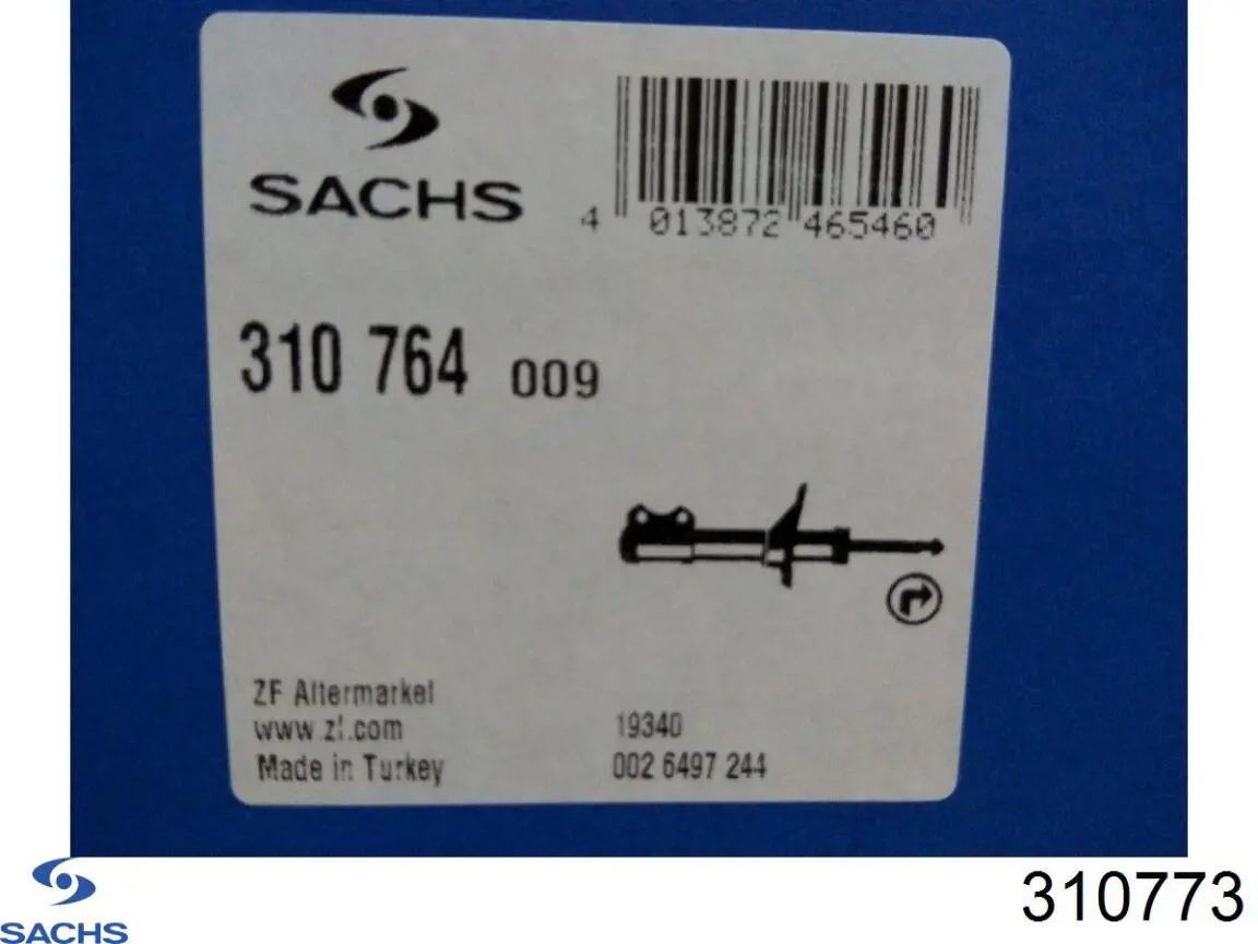 310773 Sachs amortiguador trasero