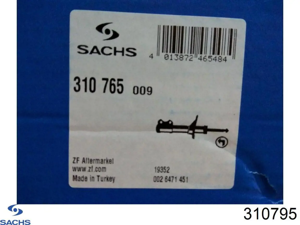 Comprar 310795 Sachs Amortiguador