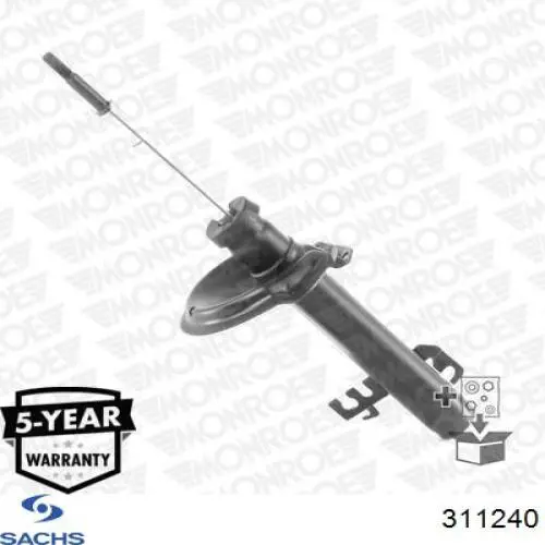 311 240 Sachs amortiguador delantero derecho