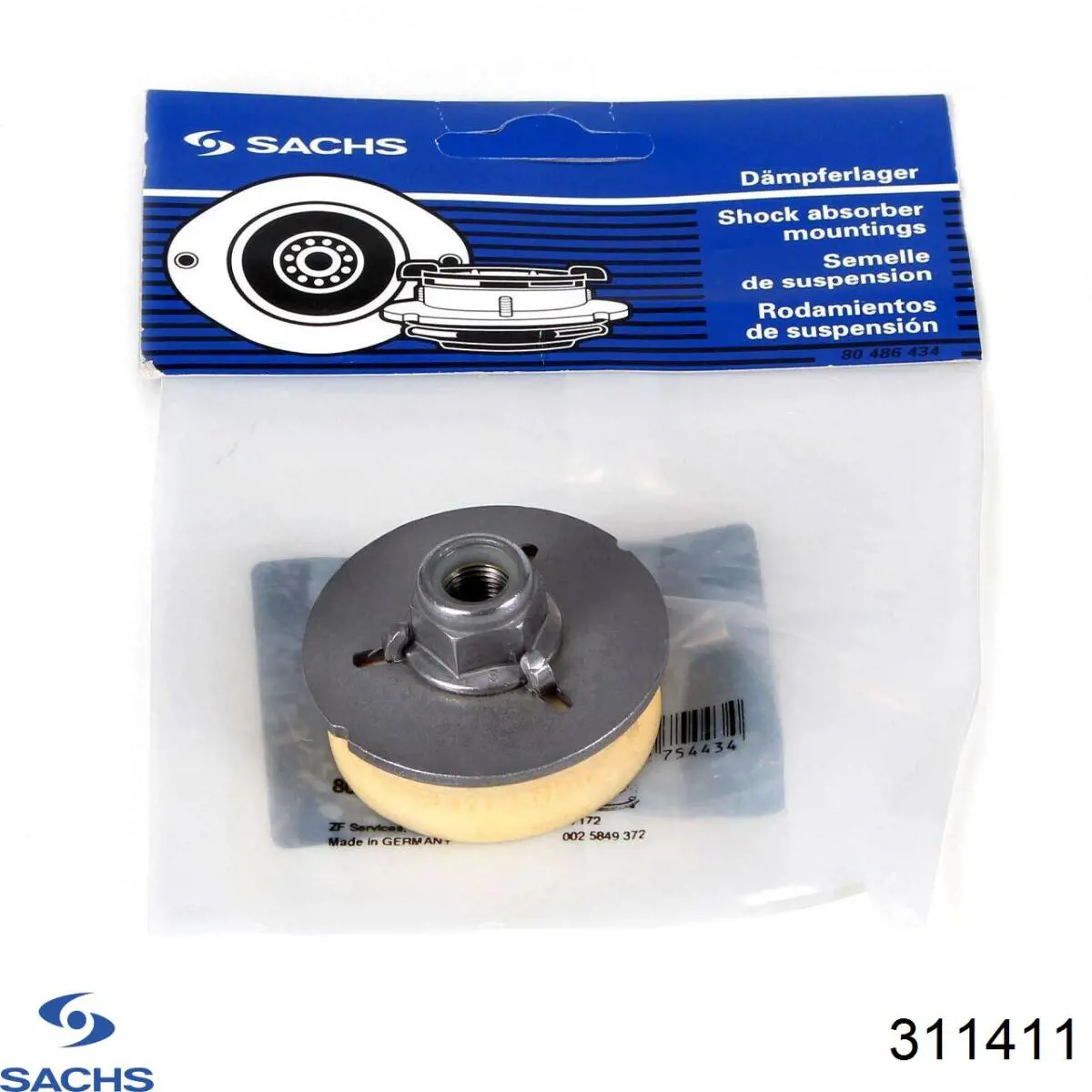 Comprar 311411 Sachs Amortiguador trasero