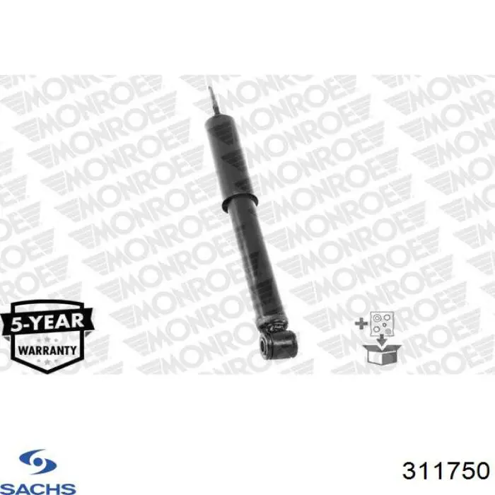 Amortiguador trasero Sachs 311750 precio, desde 55,77 EUR