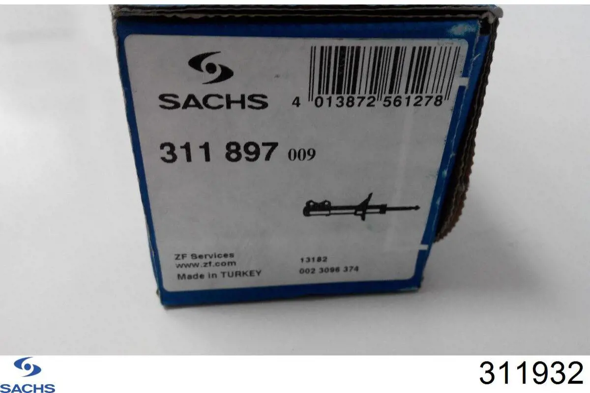 Amortiguador trasero Sachs 311932 precio, desde 56,51 EUR