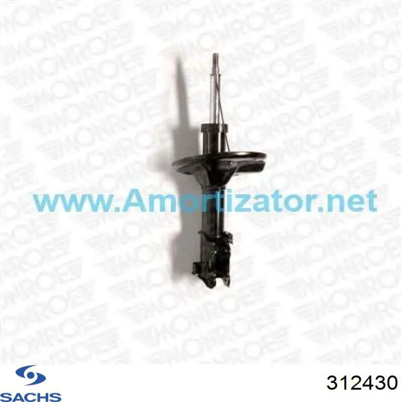 Amortiguador trasero derecho Sachs 312430 precio, desde 53,61 EUR