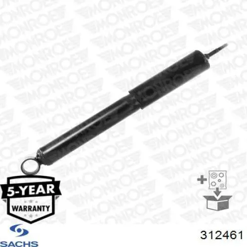 Amortiguador trasero Sachs 312461 precio, desde 48,82 EUR