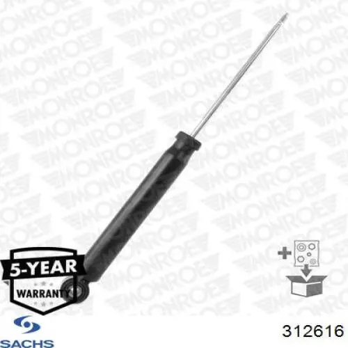 Comprar 312616 Sachs Amortiguador trasero