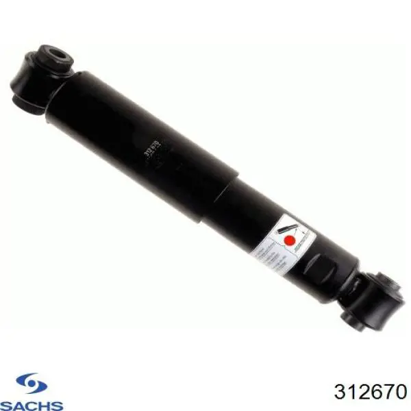 Amortiguador trasero Sachs 312670 precio, desde 88,68 EUR