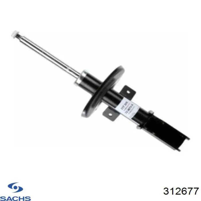 312677 Sachs Amortiguador trasero derecho