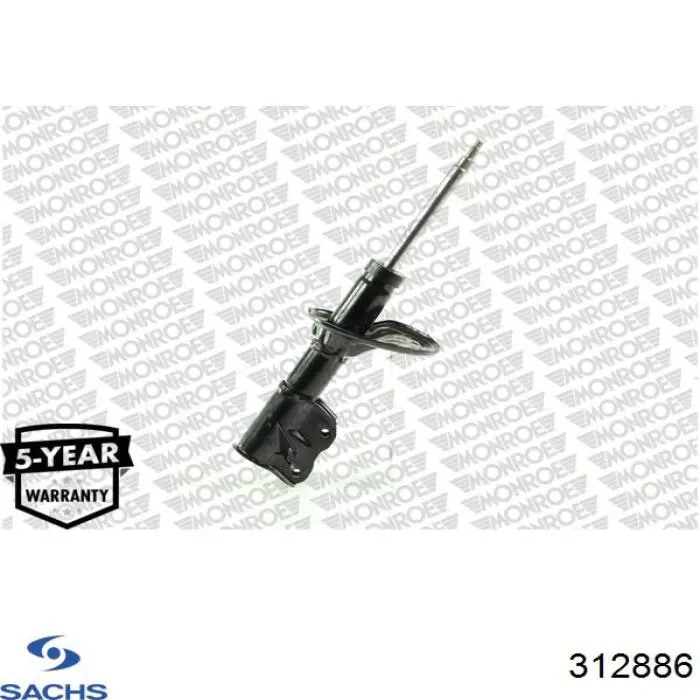 312886 Sachs amortiguador delantero derecho