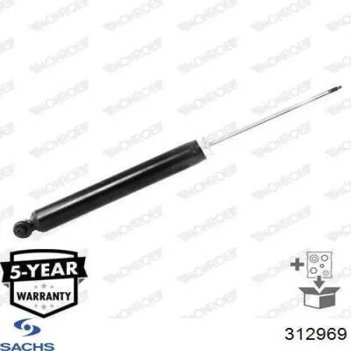 Amortiguador delantero Peugeot 307 3A, 3C