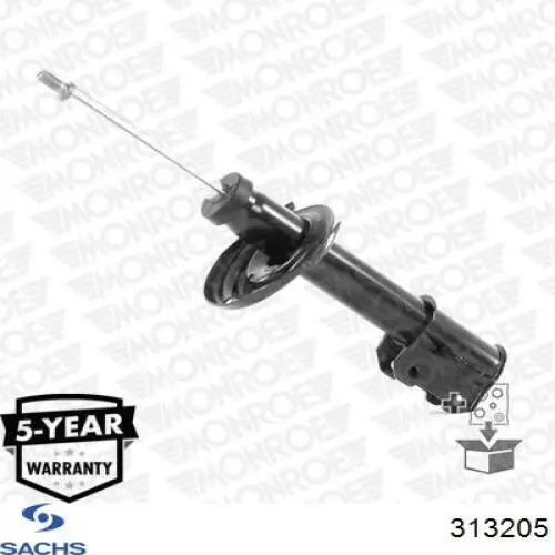 Amortiguador delantero derecho Sachs 313205 precio, desde 83,67 EUR
