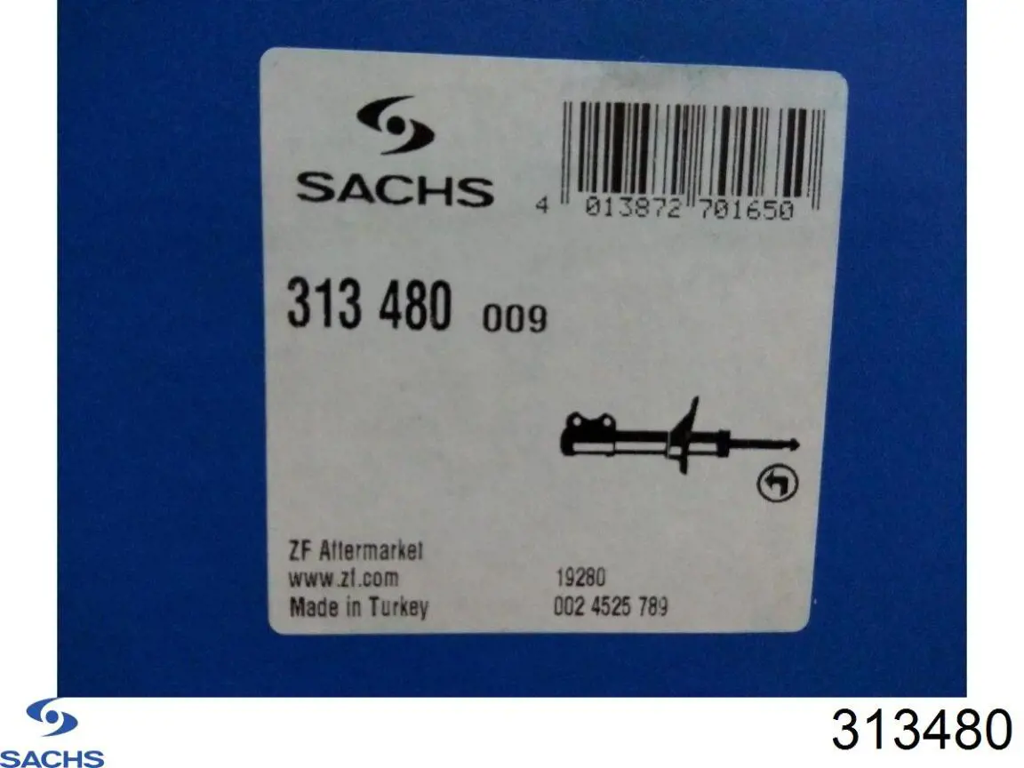 313480 Sachs Amortiguador frontal izquierdo