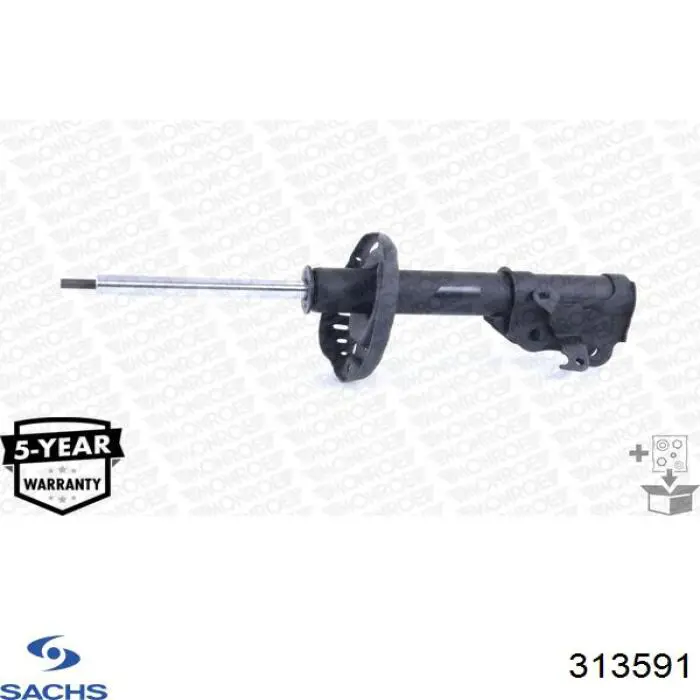 Amortiguador delantero izquierdo Sachs 313591 precio, desde 79,65 EUR