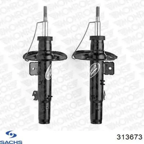 Amortiguador delantero derecho 313673 Sachs