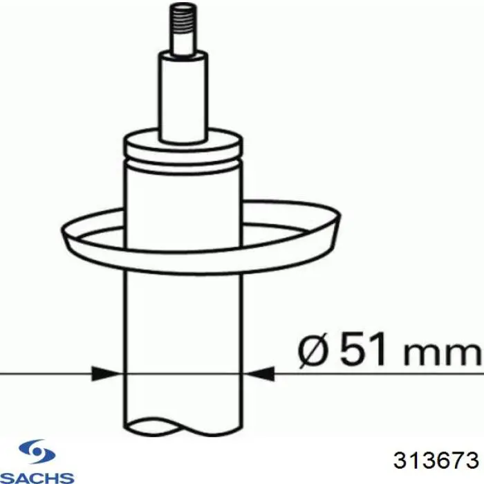Amortiguador delantero derecho Sachs 313673 precio, desde 67,12 EUR