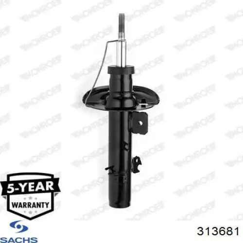 313681 Sachs Amortiguador eje delantero derecha