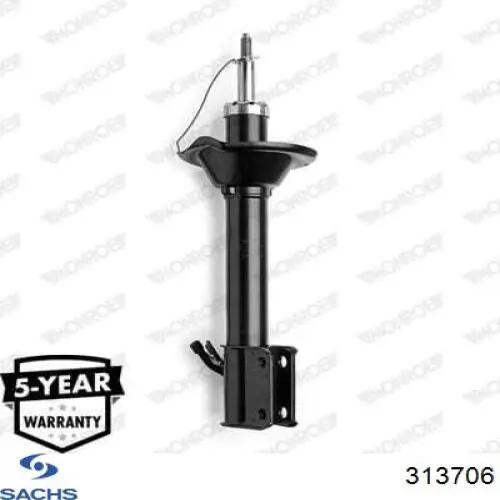 Amortiguador trasero derecho Sachs 313706 precio, desde 67,41 EUR