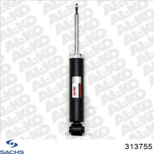 Amortiguador trasero 313755 Sachs