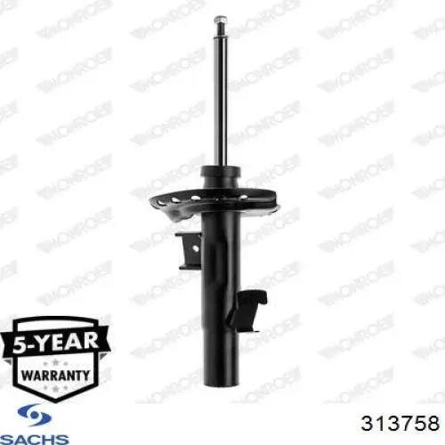 Amortiguador delantero derecho Sachs 313758 precio, desde 71,30 EUR